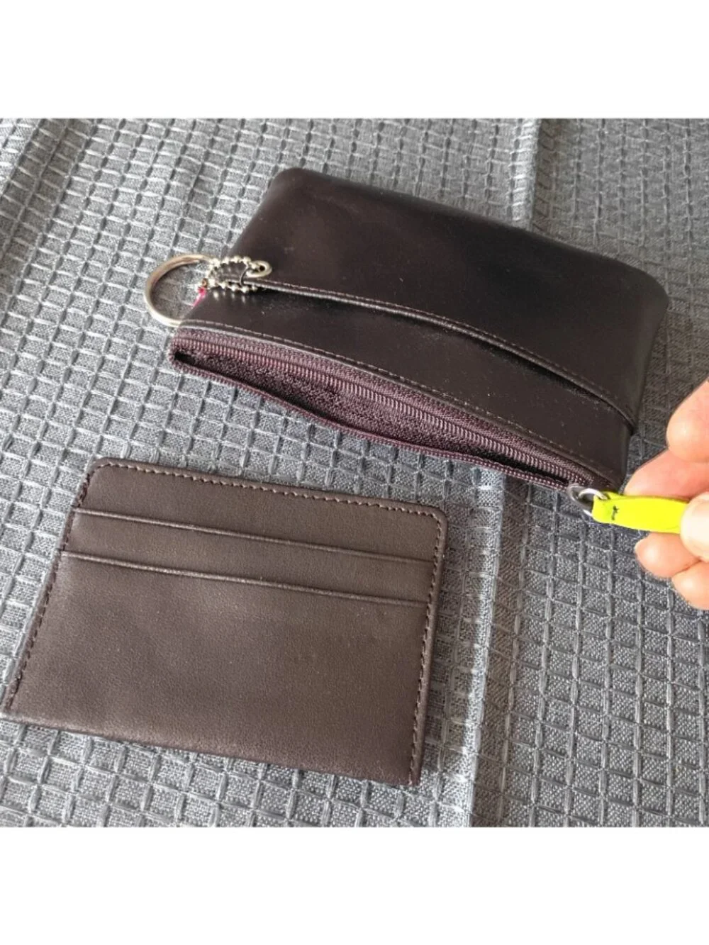 Rolfs Red Canvas Coin Bag Wallet